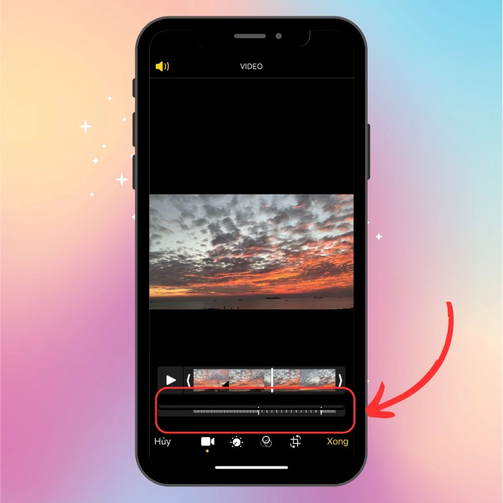 Cài đặt chất lượng video trong ứng dụng Ảnh.